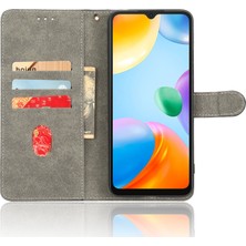 LR Joyful Xiaomi Redmi 10C 4g Rfıd Engelleme Manyetik Telefon Kasası, Pu Deri Anti-Düşme Koruyucu Telefon Kapağı Cüzdan Standı ile (Yurt Dışından)