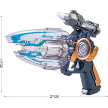 Çocuk Sesli Teleskopik Titreşim Sesli ve Hafif Elektrikli Oyuncak Tabanca (Yurt Dışından)