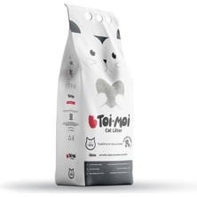Toi Moi Aktif Karbon Gri Sodyum Bentonit Kedi Kumu 10 Kg