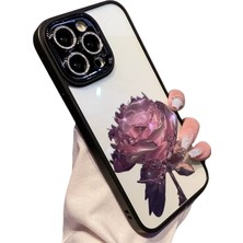 Zehraa 3D Rose iPhone 11 Pro Max Şok Emici Darbeye Dayanıklı Apple Telefon Kılıfı (Yurt Dışından)