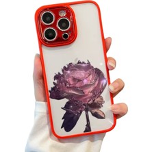 Zethus 3D Rose IPHONE13 Şok Emici Darbeye Dayanıklı Apple Cep Telefonu Kılıfı (Yurt Dışından)