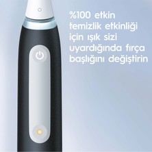 Oral-B IO 3 Siyah Elektrikli Diş Fırçası, 1 Diş Fırçası Başlığı, Braun Tasarımı