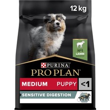 Proplan Medium Puppy Kuzu Etli Köpek 12KG Yavru Köpek Maması Sensitive Digestion