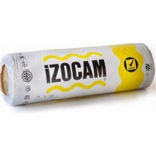 Izocam Camyünü 10 cm Çatı Şiltesi Folyosuz 120 cm x 8 mt 9,60 M2/rulo