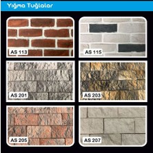 Alp Stone Kültür Tuğlası Kültür Taşı 1m2 (AS113-AS115-AS201-AS203-AS205-AS207