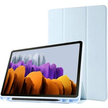 MobaxAksesuar Samsung Galaxy Tab S7 Fe / S7 S8 Plus 12.4" Kılıf Kalem Bölmeli Smart Case X800 T730 T970