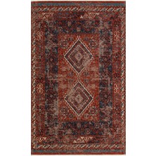 Eko Halı Anadolu Kilim And 02 Multy Yanadolu Antik Desenli Yıkanabilir Kaymaz Tabanlı Etnik Kilim