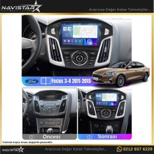 Navistar Ford Focus 3-4 2+32GB Kablosuz Carplay 2011-2015 Android 13 Navi