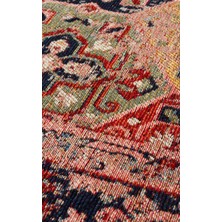 Eko Halı Anadolu Kilim And 01 Multy Anadolu Antik Desenli Yıkanabilir Kaymaz Tabanlı Etnik Kilim