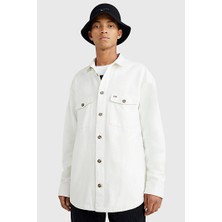Tommy Jeans Erkek Beyaz Gömlek ( Model Kodu : DM0DM15410 )