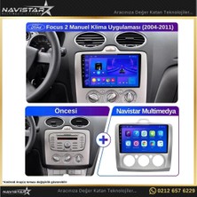 Navistar Ford Focus 2 Manuel Klima 2+32GB Kablosuz Carplay Android 13 Nav