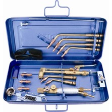 Yıldız Gaz Armatürleri Kaynak ve Kesme Hamlaç Takımı 6 Lı  Metal Çantalı 8600