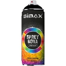 Sibax Siyah Parlak Sprey Boya 400 ml