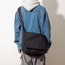 Favorim50Ton Siyah Unisex Postacı Çanta