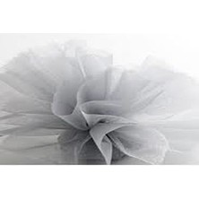 Benim Marifetlerim Gümüş Kristal Tül 1 Metre