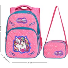 Waddell Benekli Little Dream Ilkokul Sırt ve Beslenme Çantası 5004