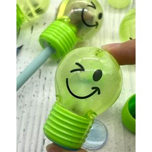 Kağıt Gemi Dükkan Kawaii Yeşil Ampul Havuç Kalemtraş / Kalem Açacağı