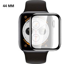 Coolacs Apple Watch Seri 4-5-6-Se 44MM Uyumlu Kavisli Ekranı Tam Kaplayan Mat Esnek Akıllı Saat Ekran Koruyucu