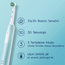Oral-B Pro Series 1 Şarjlı Diş Fırçası Mavi + Seyahat Kabı