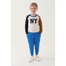 Rolypoly Erkek Çocuk Beyaz Eşofman Takımı