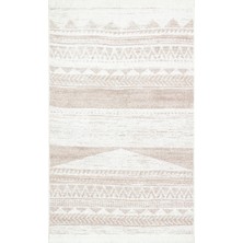 Eko Halı Arya Kilim Ar 06 Natural Çift Taraflı Modern Desenli Dokuma Kilim