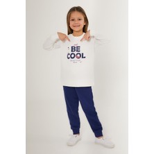 RolyPoly Be Cool Beyaz Kız Çocuk Eşofman Takımı