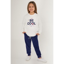 RolyPoly Be Cool Beyaz Kız Çocuk Eşofman Takımı