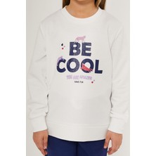 RolyPoly Be Cool Beyaz Kız Çocuk Eşofman Takımı
