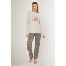 Arnetta Kadın Krem Pijama Takımı