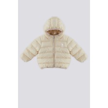 U.S. Polo Assn. Krem İçi Tüylü Şişme Bebek Mont