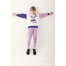 Minnie Mouse Krem Kız Çocuk Eşofman Takımı