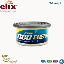 Elıx Neo Energy Metal Kutuda Ahşap Granüllere Emdirilmiş Özel Aromalı Koku - Limon