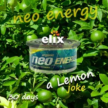 Elıx Neo Energy Metal Kutuda Ahşap Granüllere Emdirilmiş Özel Aromalı Koku - Limon