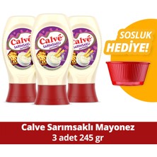 Calve Mayonez Sarımsaklı 245 G X3