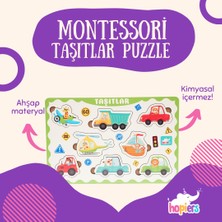 Montessori Taşıtlar Puzzle