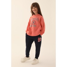 Rolypoly Kız Çocuk Pembe Eşofman Takımı