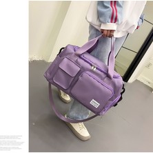 Love Home Seyahat Çantası Büyük Kapasiteli Eğik Çanta Hafif Kuru ve Islak Ayırma Katlanabilir Depolama Moda Fitness Çantası Ilkbahar ve Yaz (Yurt Dışından)