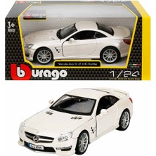 Bburago 1:24 Mercedes Benz Sl 65 Amg Hardtop Model Araba - Beyaz