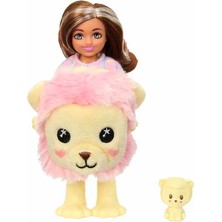 Barbie Cutie Reveal Bebekler Chelsea Sevimli Kostümler Serisi HKR17 - Lion Doll