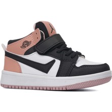 Albishoes Boğazlı Bilekli Jordan Modeli Yeni Sezon Cırt Cırtlı Unisex Sneaker Spor Ayakkabı