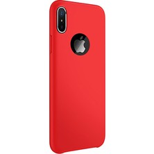 Joyroom Apple iPhone Xr  Lyber Serisi Renkli Silikon Kılıf Apple iPhone Xr Kırmızı