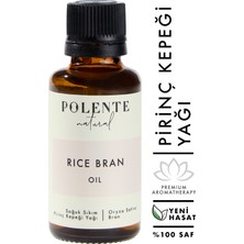 Polente Natural Pirinç Kepegi Yağı - Soğuk Sıkım (30 ml)