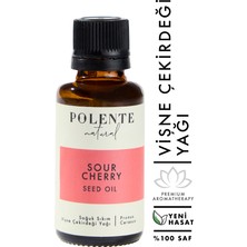 Polente Natural Vişne Çekirdeği Yağı - Soğuk Sıkım (30 ml)