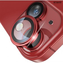 Wrapsol Iphone 13 Mini Kamera Lens Koruyucu Red