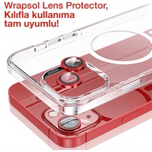 Wrapsol Iphone 13 Mini Kamera Lens Koruyucu Red