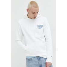 Tommy Jeans Erkek Beyaz  Sweatshirt ( Model Kodu : DM0DM16365 )