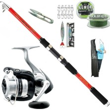 Daiwa Sweepfire 270CM 15-50GR Strikeforce 4000 Tele Spin Olta Takımı Seti