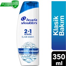 Head & Shoulders Klasik Bakım 2si1 Arada Kepeğe Karşı Etkili Şampuan 350ML