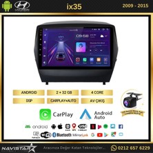 Navistar Hyundai IX35 Kablosuz Carplay 2+32GB Android 13 Navigasyon Multi