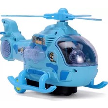 Sole 3D Işıklı, Sirenli Çarp Dön Sensörlü Helikopter - Eğlenceli Oyuncaklar!